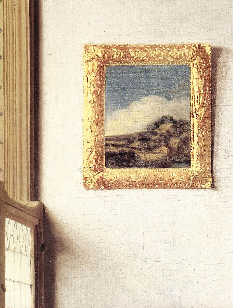 Lady Standing at a Virginal (detail) ar